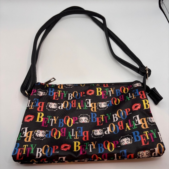 Betty Boop Y2K Style Rainbow Pattern Cartoon Character Small Purse Shoulder Bag - Picture 1 of 14